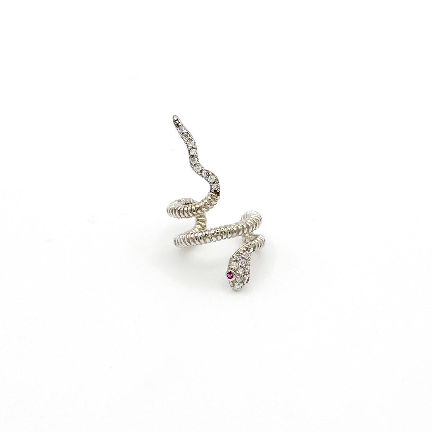 EAR CUFF SNAKE SILVER