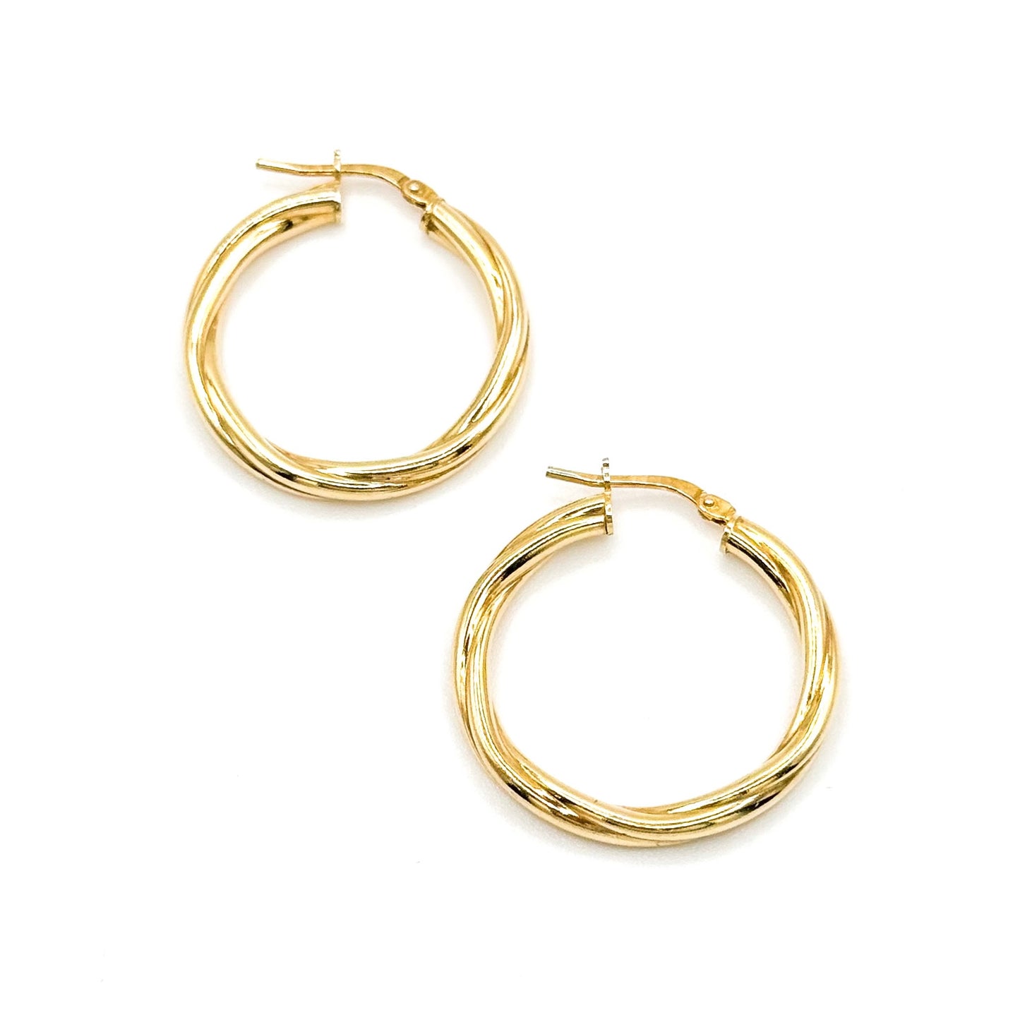 HOOP WAVY GOLD