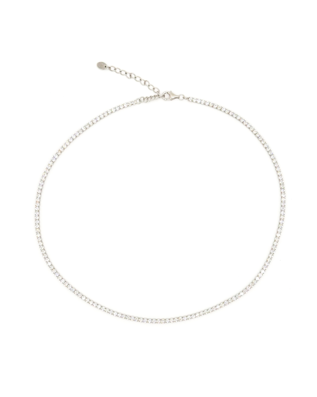 COLLANA TENNIS SILVER