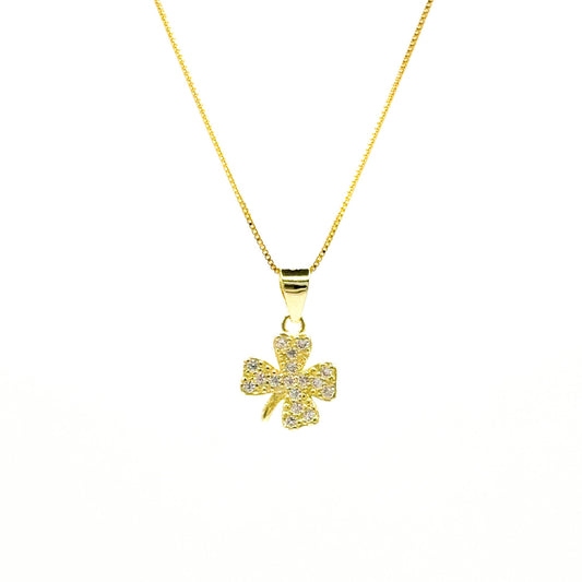 COLLANA QUADRIFOGLIO GOLD