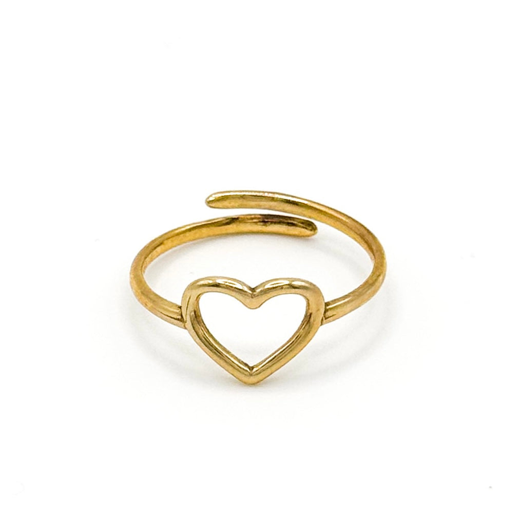 ANELLO HEART GOLD