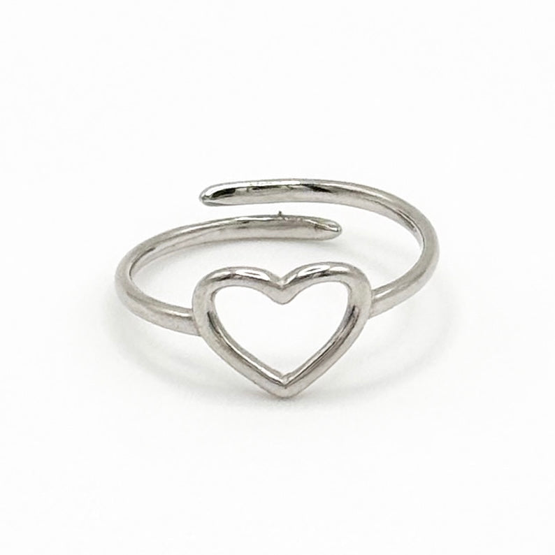 ANELLO HEART SILVER